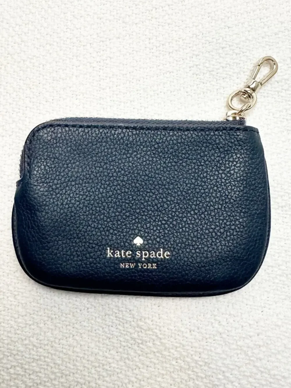 Kate Spade Rosie Pebbled Leather Navy Coin Purse